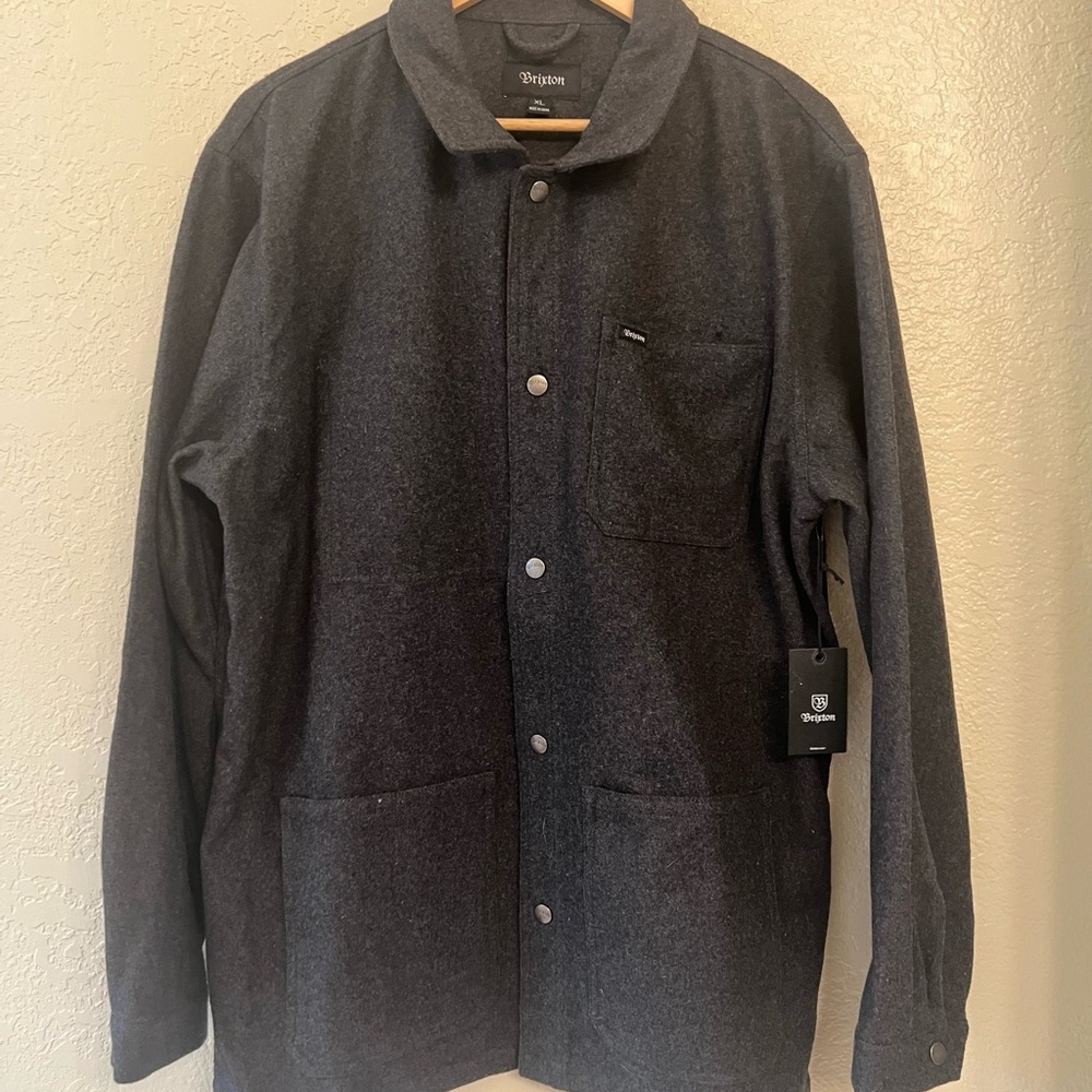 🆕 🌊Brixton 🌊 Men's Charcoal Jacket - Picture 2 of 7